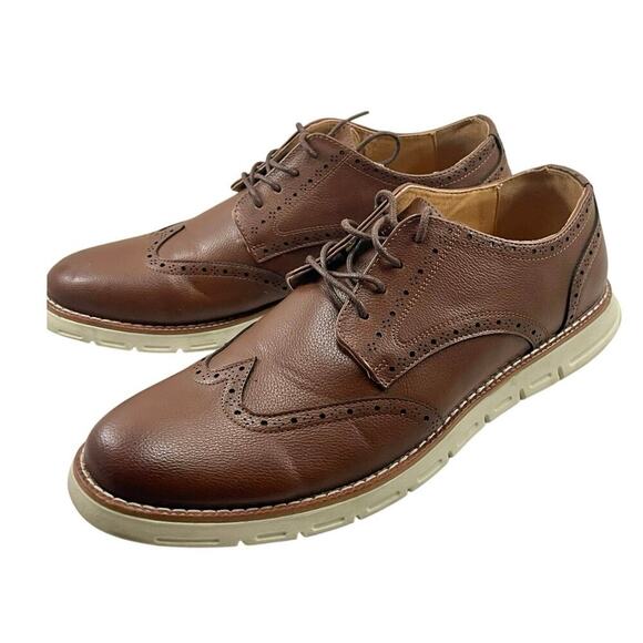 Nautica Wing deck Pebbled Oxford  Shoes men Sz 12 Relaxed Work Attire versatile - Picture 5 of 15